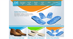 Desktop Screenshot of candsfootwear.co.uk