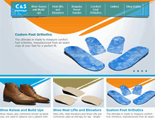 Tablet Screenshot of candsfootwear.co.uk